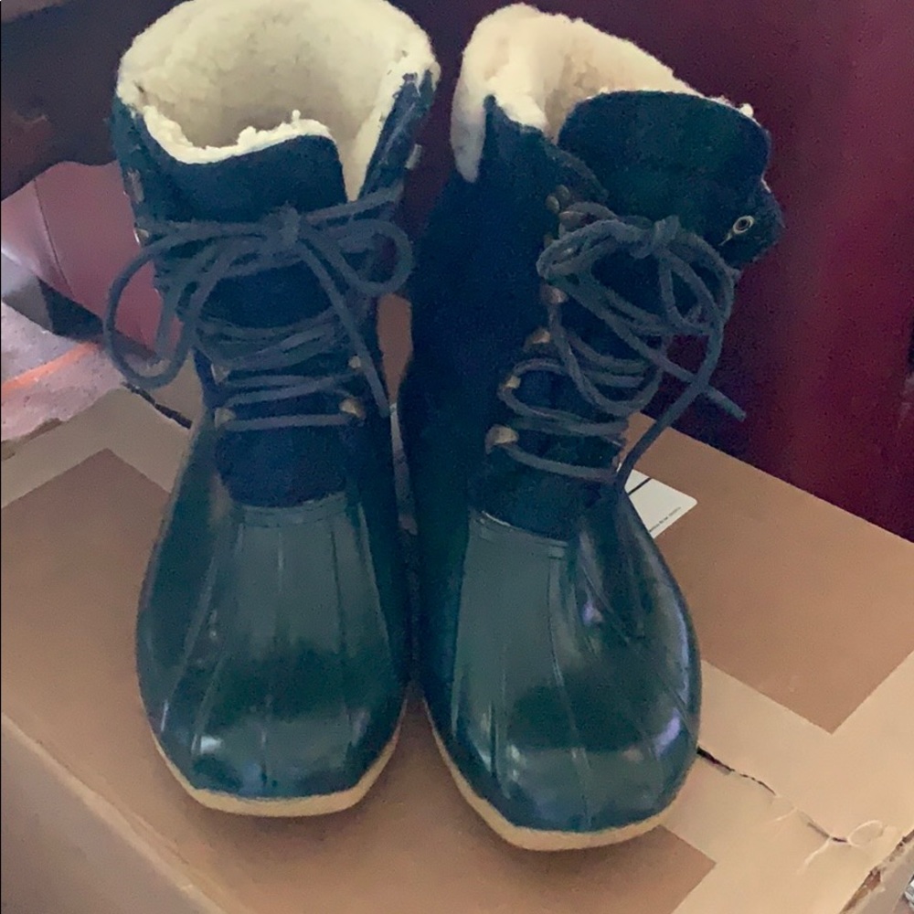 SPERRY Jcrew snow rain wool boots size women’s 9